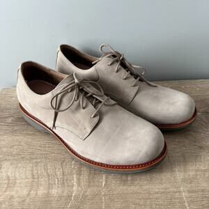 Dansko Shoes Mens US 11.5 EU 45 Taupe Josh Oxford Milled Nubuck